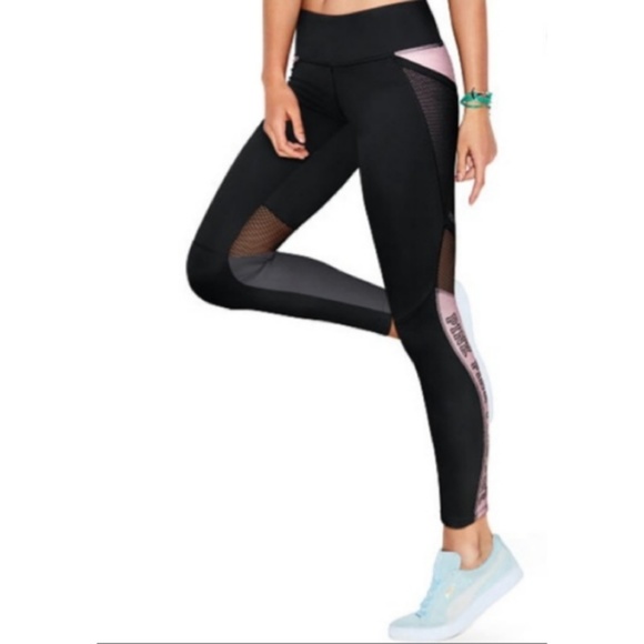 PINK Victoria's Secret Pants - PINK VS Ultimate Fleece Lined Mesh Pocket Leggings